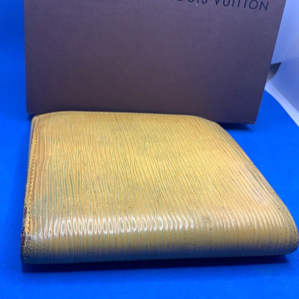 Louis Vuitton vintage‎ Epi leather wallet yellow purple